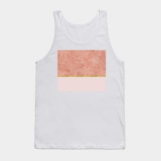 Ettore rosa on blush pink & gold Tank Top